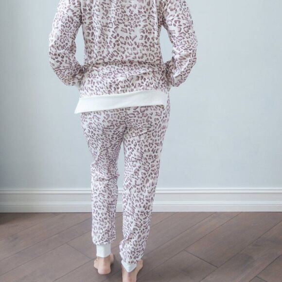 Lazy Leopard Drawstring Joggers - Picture 3 of 4